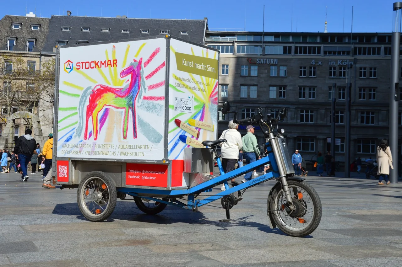 VEMO-Lastenrad mit Ladung in Bonn
